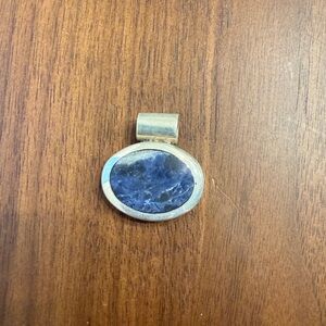 Blue Oval Pendant